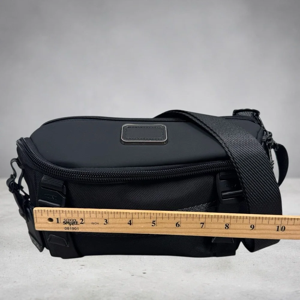 Tumi Alpha Bravo Platoon Sling Crossbody Bag Black‎ Travel Luxury